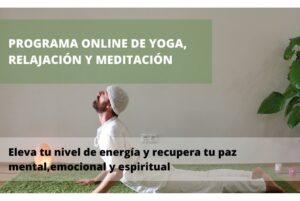 Programa online de Yoga, relajación y meditación